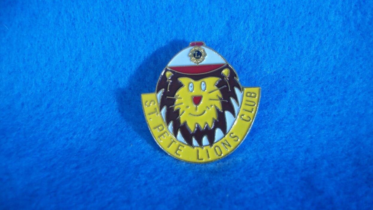 LIONS CLUB PIN St. Pete Lions Club with Gift Box