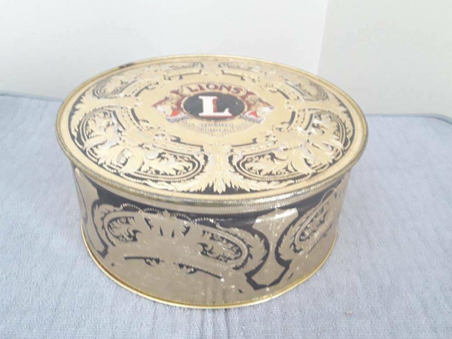 LIONS Club Collectors Tin   Atlantic Can Co. Delawamma N.J