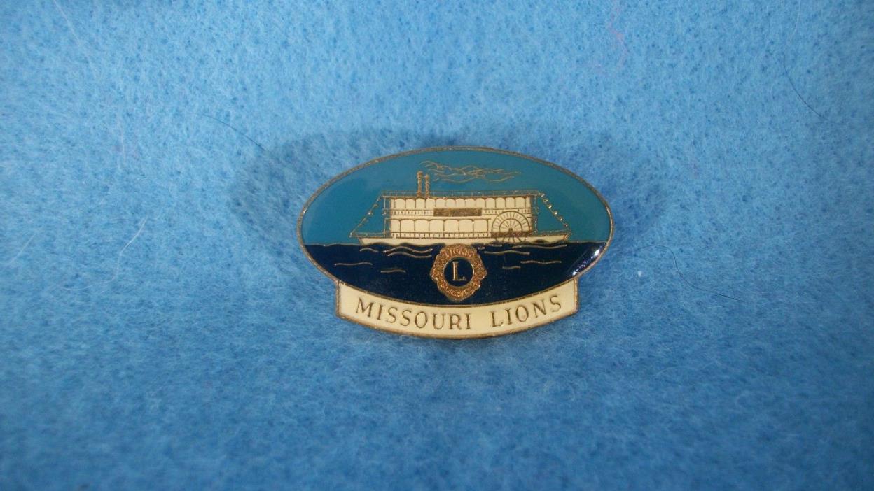 LIONS CLUB PIN MISSOURI LIONS with Gift Box