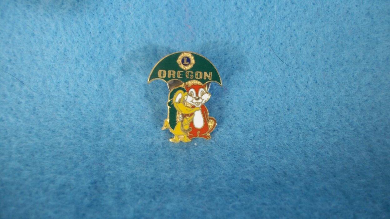 LIONS CLUB PIN OREGON with Gift Box