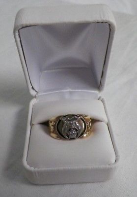 10K Gold & Diamond Shriner/Masonic Ring Mason 10.09 grams Size 11