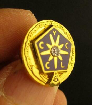 Vtg YCLCC York Rite Sovereign College of North America Masonic Freemason Pin
