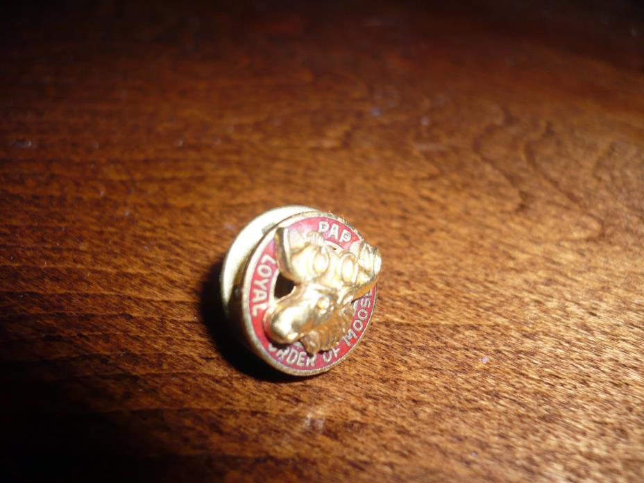 Vintage LOOM Loyal Order of Moose Enameled Member Pin