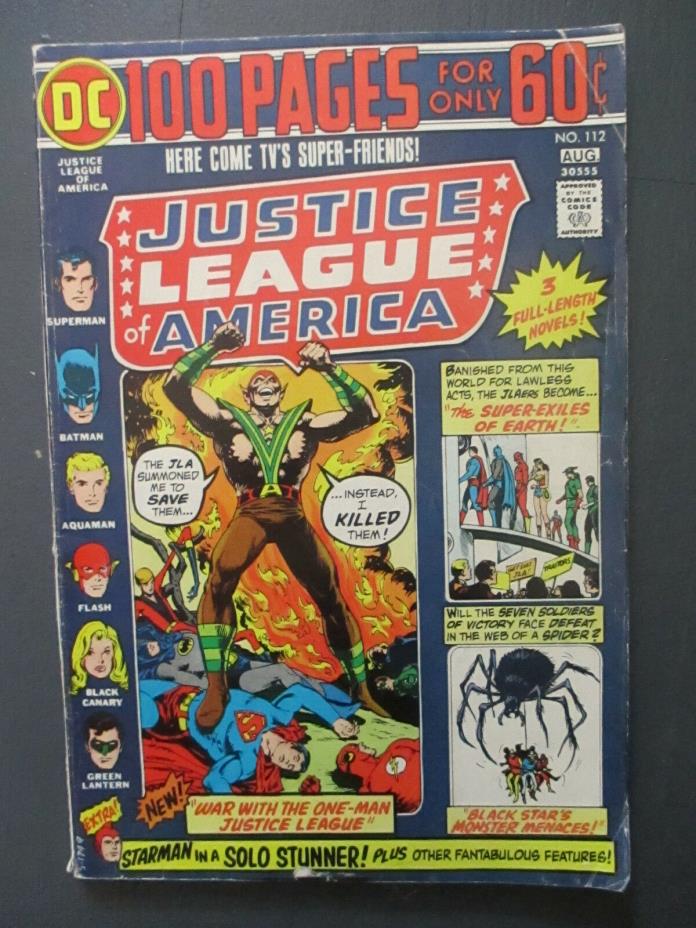 Justice League of America #112 (Jul-Aug 1974, DC)