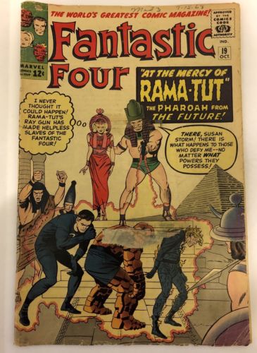 Fantastic Four #19 (Oct 1963, Marvel) RAMA-TUT