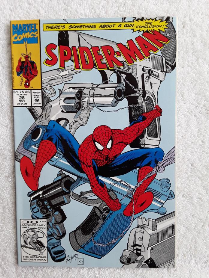 Spider-Man #28 (Nov 1992, Marvel) Vol #1 Fine+