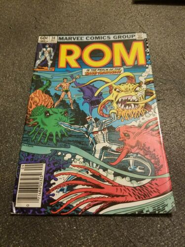 ROM #34 (Sep 1982, Marvel) Classic Series! Free Ship at $30+