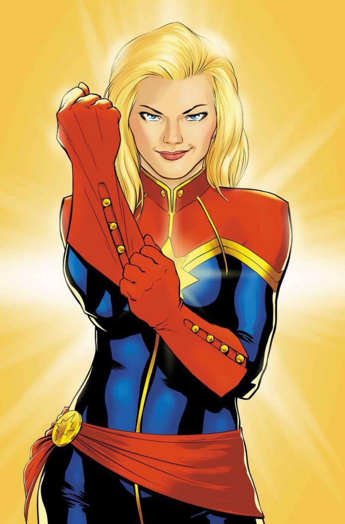 Captain Marvel #1 Poster by Lopez Marvel Comics NEW SEALED