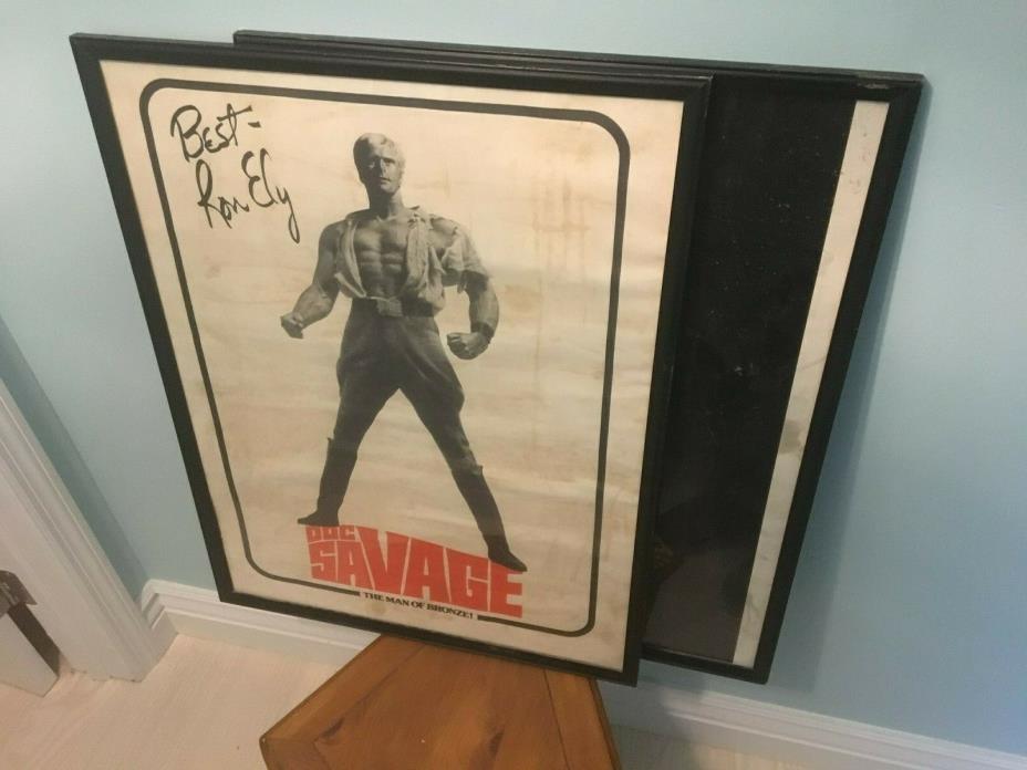 Pair DOC SAVAGE Framed Posters