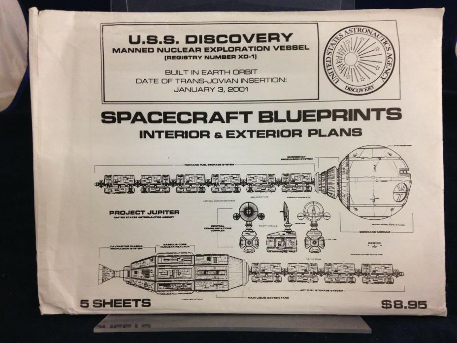 U S S Discovery Spacecraft Blueprints Project Jupiter USAA (2001?) 190130