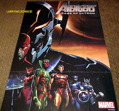 AVENGERS RAGE OF ULTRON POSTER MARVEL 24X36 ANT-MAN CAPTAIN AMERICA VISION THOR