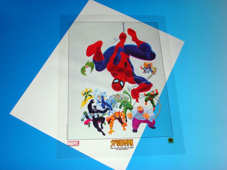 Spider-Man And His Spectacular Villains Lithograph Marvel Comics Romita Cel New