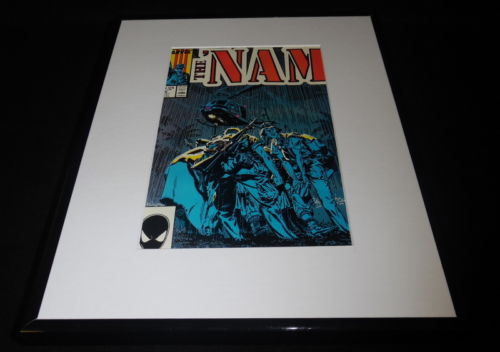 The Nam #6 Marvel Comics Framed 11x14 ORIGINAL Comic Book Cover