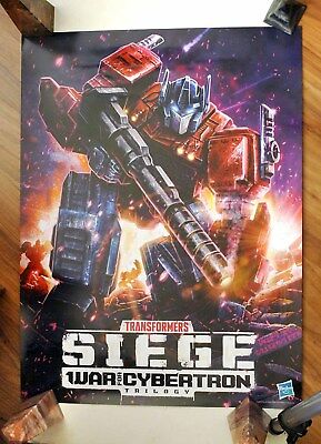 san diego Comic Con Transformers SIEGE war for Cybertron 20x24 poster