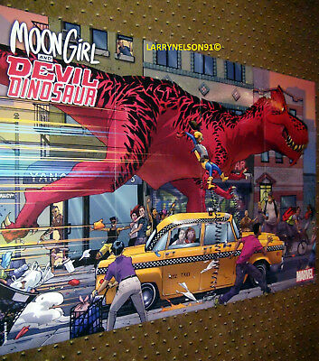 MOON GIRL AND DEVIL DINOSAUR POSTER 24X36 NEW YORK CRAZY TAXI LUNELLA LAFAYETTE