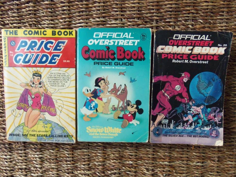 LOT OF 3 COMIC BOOK PRICE GUIDES #14 17 & 20