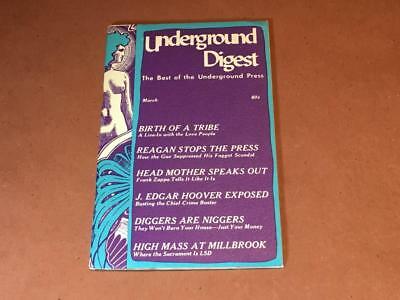 1967 UNDERGROUND DIGEST Vol. 1 No.2 GRIMSHAW Cover, CRUMB COMIX, BUKOWSKI, ZAPPA