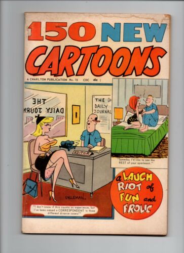 150 New Cartoons 15 G/VG (Charlton) Dec 1966 RARE HTF ADULT HUMOR