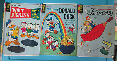 Vintage Comic Lot: Donald Duck #105 - Jetsons #11 - Comics & Stories #27