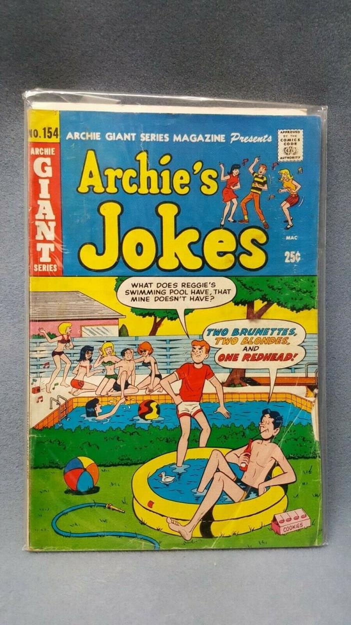 ARCHIE'S JOKES #154 ARCHIE GIANT SERIES 1968