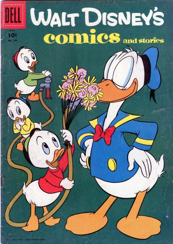 Walt Disney's Comics and Stories Comic Book #188, Dell Comics 1956
