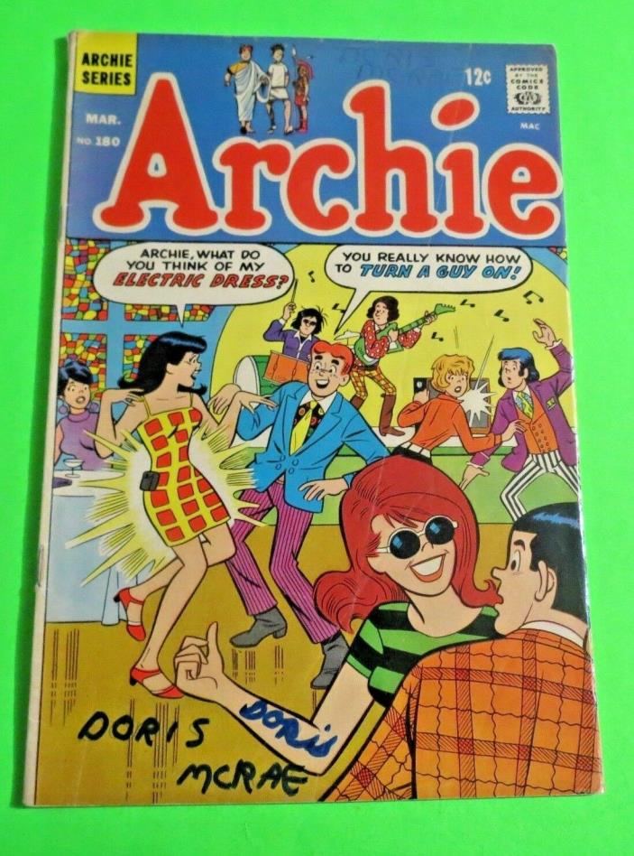 Archie #180 Archie Comics Silver Age (1968) C2152