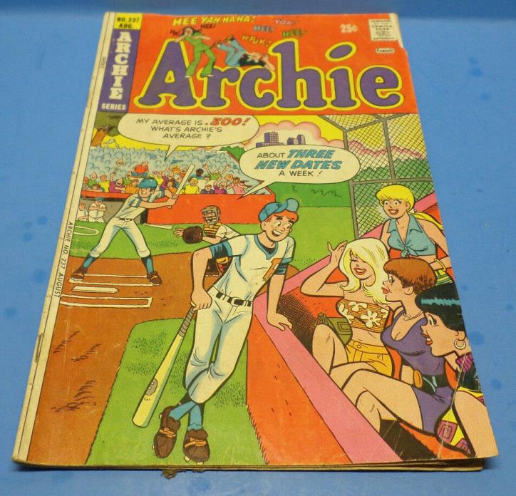 Archie Comic Series, No. 237 Aug.1974