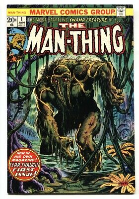 Man-Thing #1 Frank Brunner-1974-Howard the Duck VF