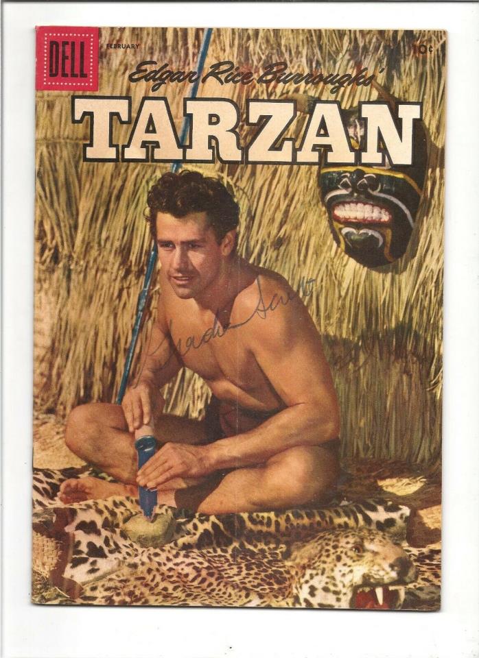 Tarzan Comic (Feb. 1957) Signed by Gordon Scott