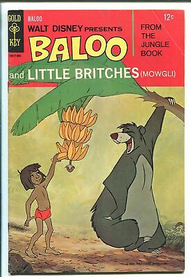 BALOO AND LITTLE BRITCHES #1 1968-GOLD KEY-WALT DISNEY-THE JUNGLE BOOK-fn minus