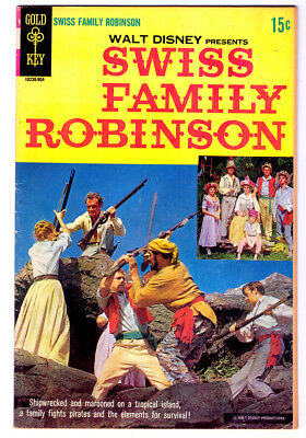 Walt Disney SWISS FAMILY ROBINSON in VF- condition a 1960 Gold Key Movie Comic