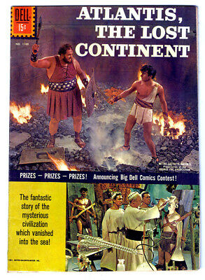 ATLANTIS, THE LOST CONTINENT in VF a 1961 DELL Movie FC #1188  photo cover