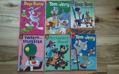Dell Comics  10 Cent 1953- 1960 Comic Books Gold & Silver Age Lot of 6