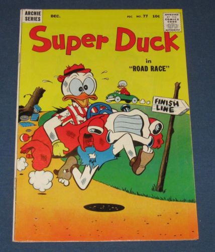 Super Duck #77  Dec 1957  Road Race
