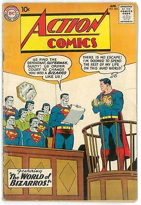 Action Comics #263 VG+ Origin BIZARRO WORLD Curt Swan
