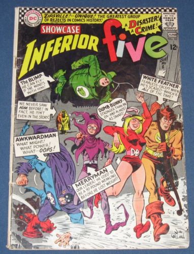 Showcase #62  June 1966  Inferior Five  Origin