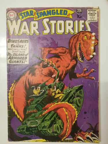 Star Spangled War Stories #90 1960 DC Comic Book 1st Dinosaur Tanks Cover 90