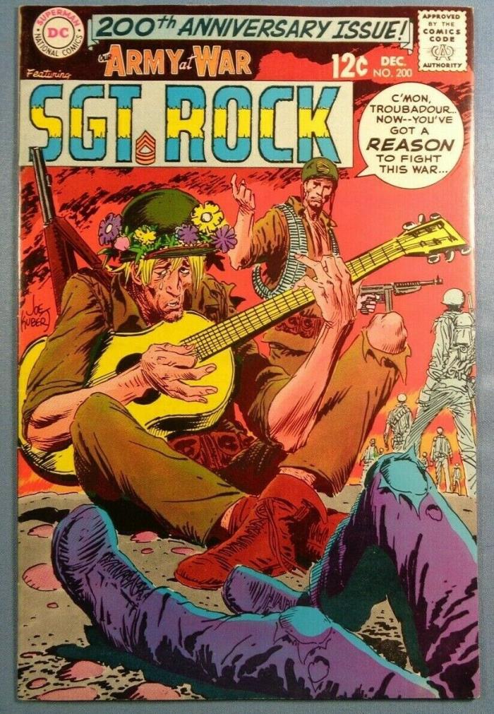 Our Army At War #200 VF/NM SGT Rock Joe Kubert Silver Age DC Comics