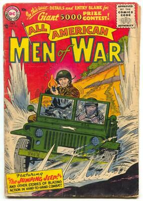 All-American Men Of War #38 1956- Jumping Jeep G/VG