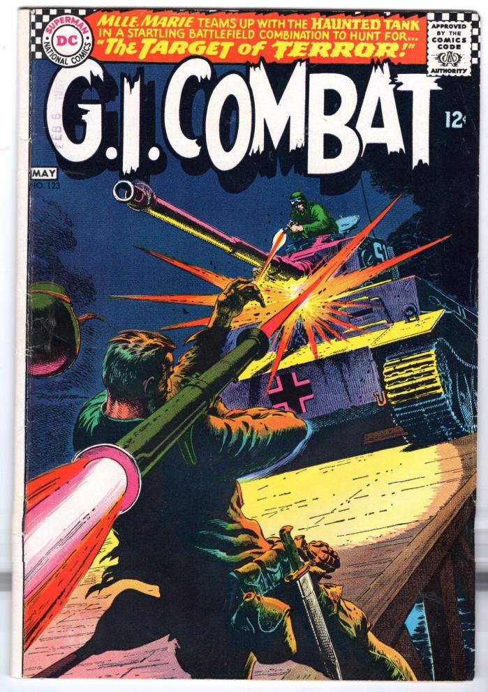 G.I. Combat #123 Featuring The Haunted Tank, Fine Condition