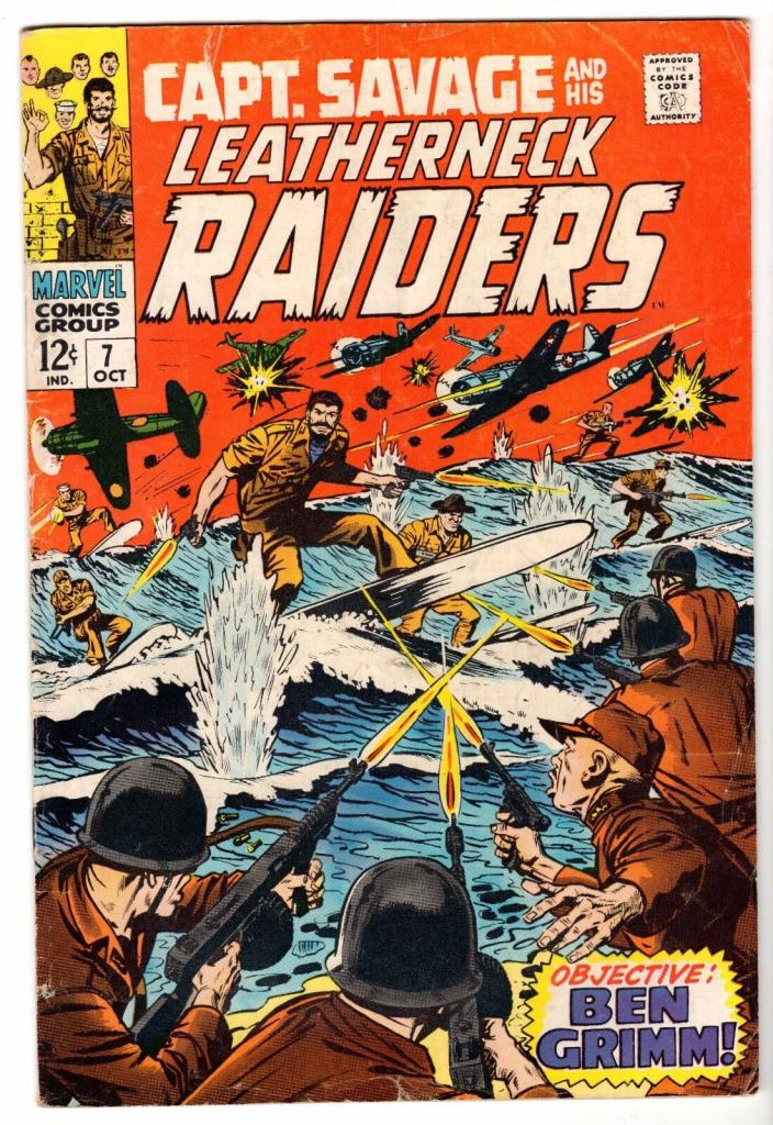 Captain Savage and His Leatherneck Raiders #7, Very Good - Fine Condition'