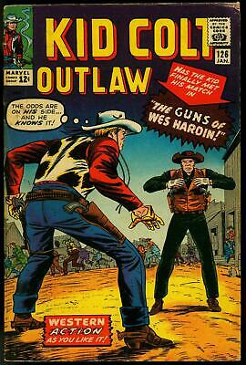 Kid Colt Outlaw #126 1966-Marvel Western VG