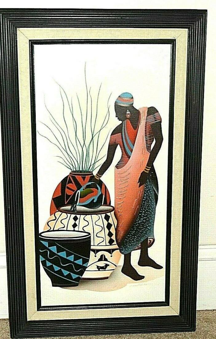 Oil on Canvas African Art