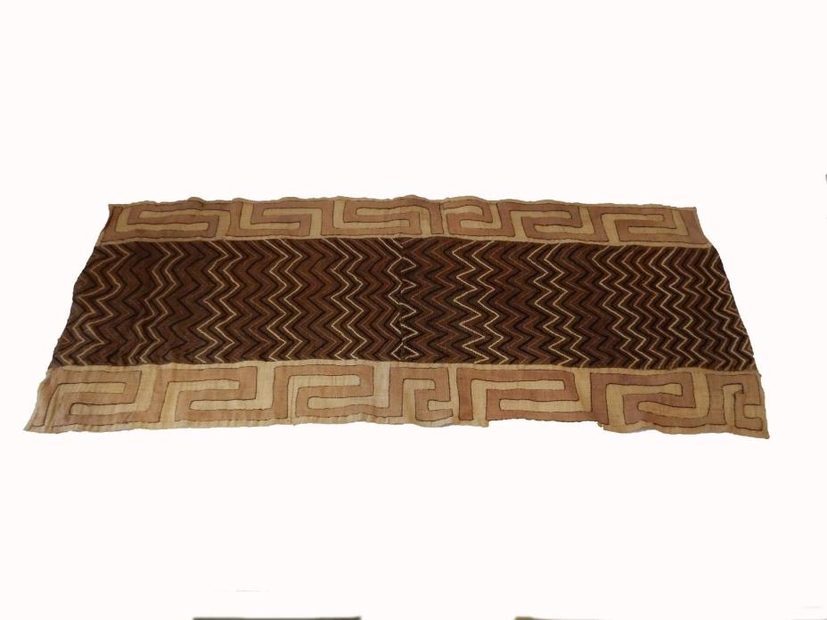 Lg Kuba Kasai Appliqués Raffia Textile 45
