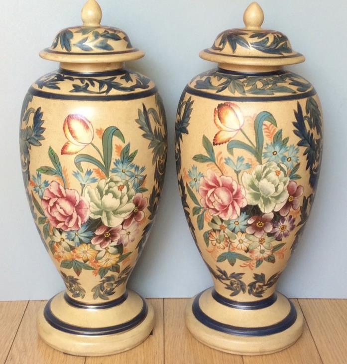 Chinese Old Ceramic Large Jars Vases Lot of 2 - 16