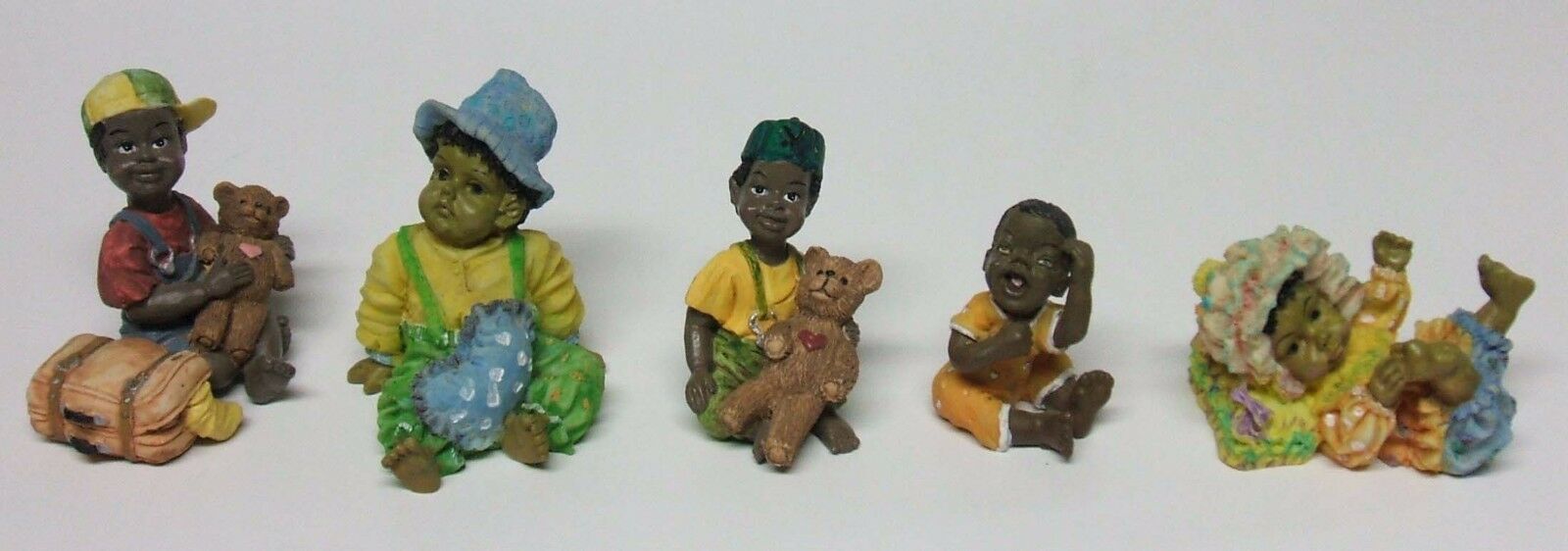 VINTAGE LOT OF 5 BLACK AMERICANA FIGURINES