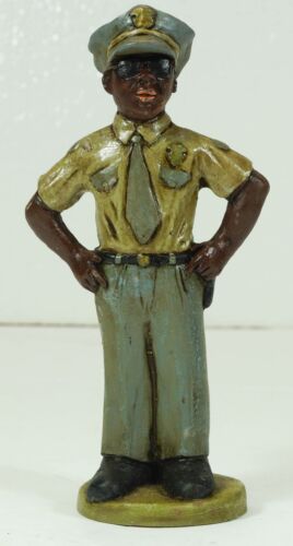 Black African American POLICEMAN Figurine JP90