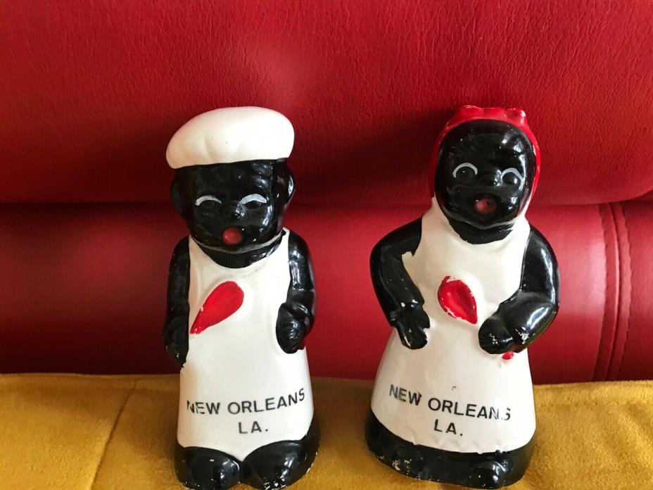 Aunt Jemima Salt & Pepper Shakers New Orleans