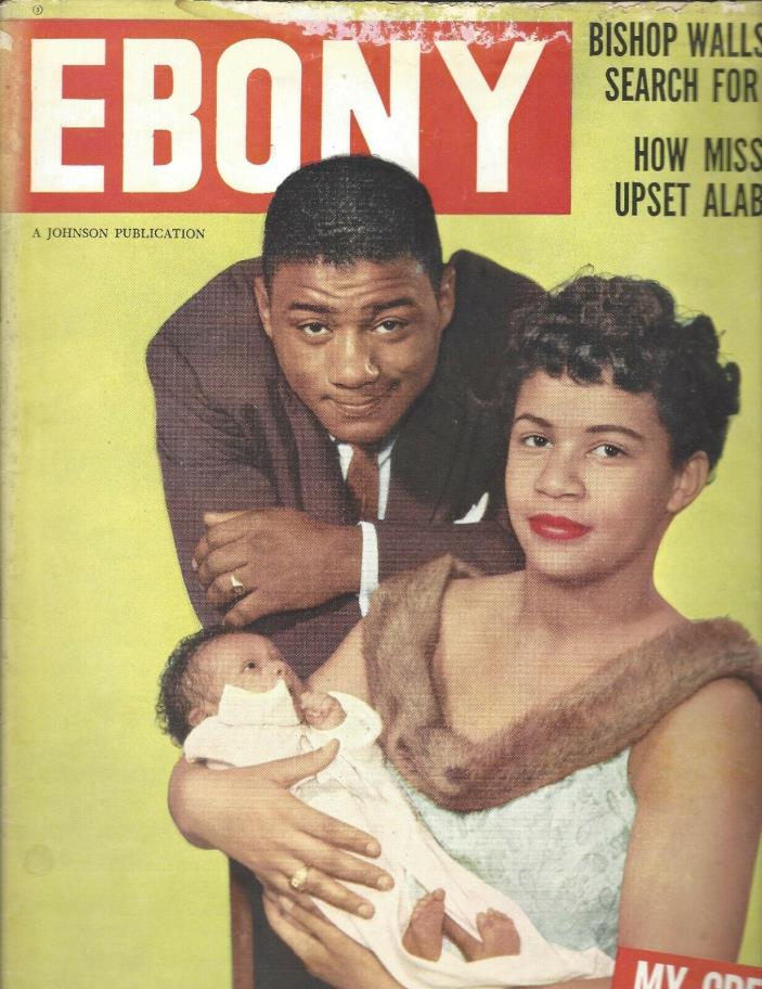 Ebony Magazine Mar 1957 Boxer Floyd Patterson & family; Wilt Chamberlain