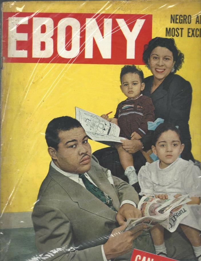 Ebony Magazine Jun 1949 Joe Louis & family